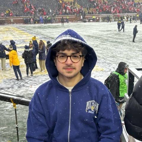 Gabe Hassan at Michigan Stadium