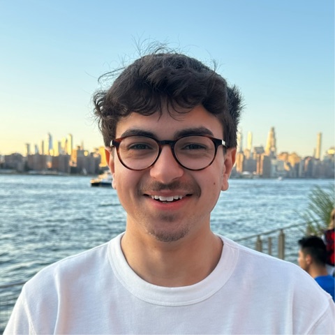 Gabe Hassan at the Brooklyn waterfront
